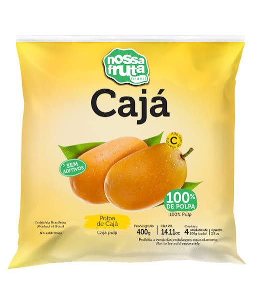 Polpa de caja nossa fruta 400g